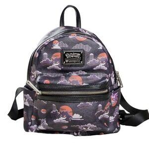 Pokemon Gengar Haunter Loungefly Mini Backpack Halloween Spooky